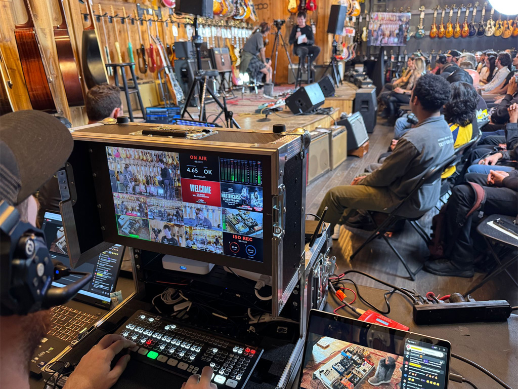 guitar center video shoot