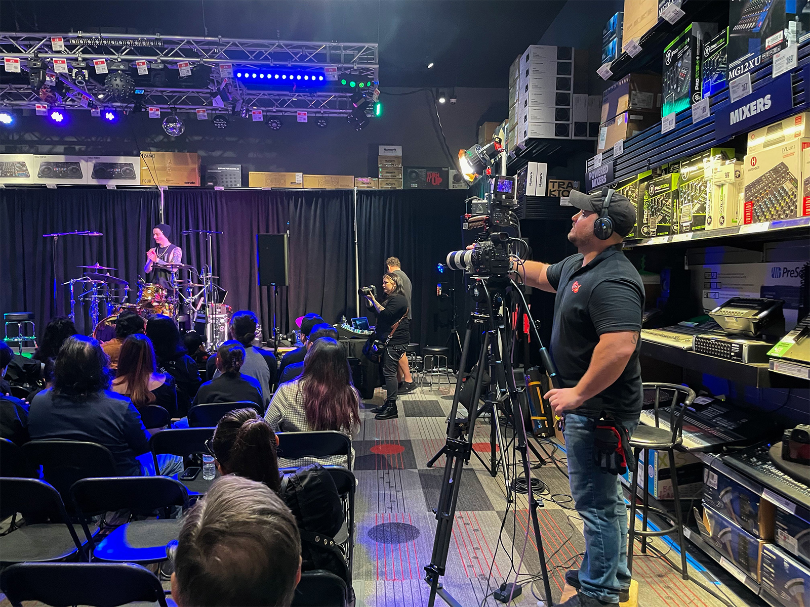 Spirinity Productions finished Guitar Center livestream production