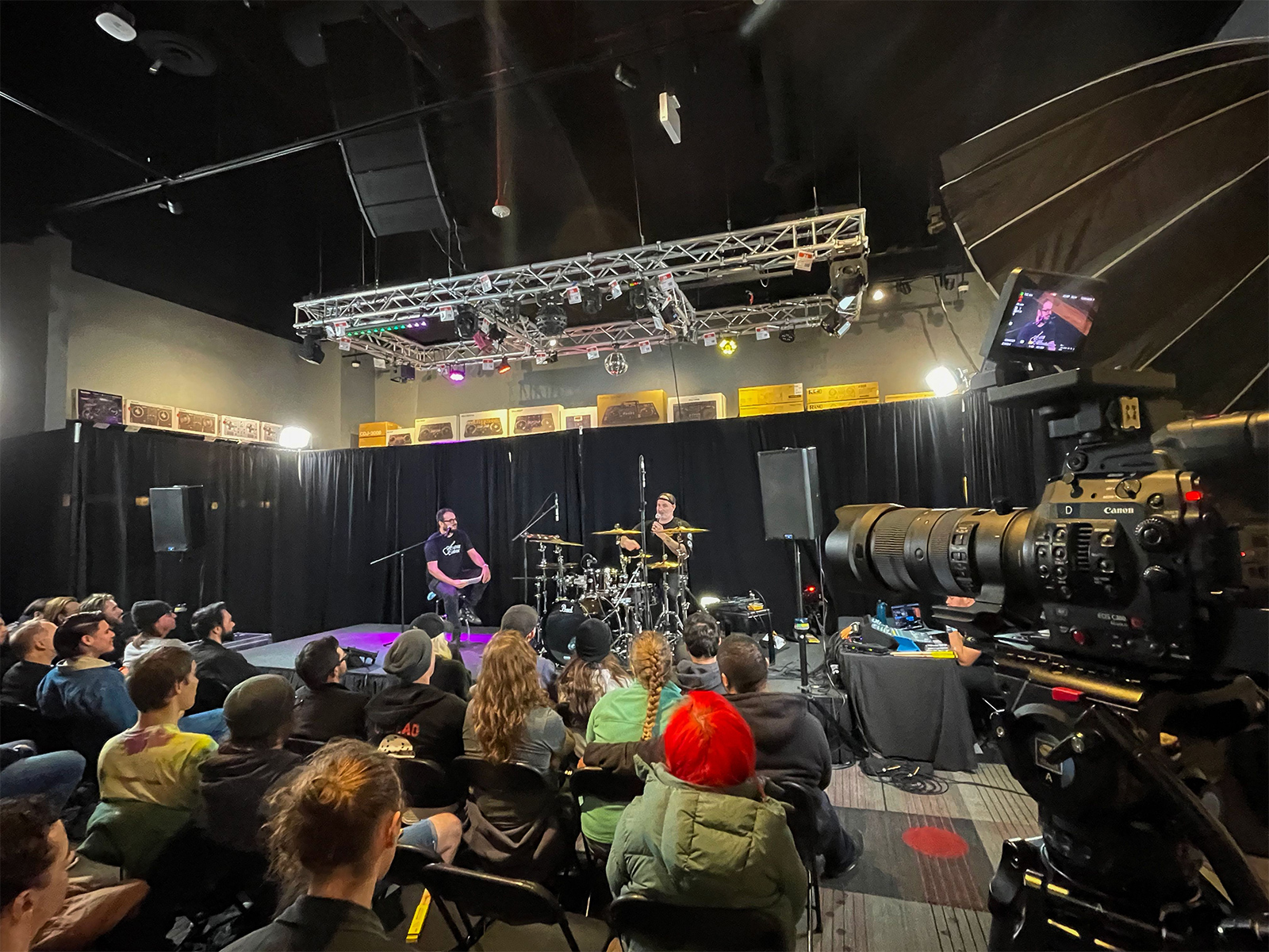 Guitar Center Case Study 1 Spirinity Productions live multi-camera broadcast for Guitar Center