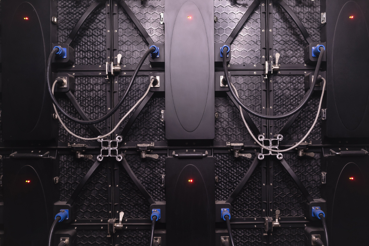 LED display panel used for corporate event and conference production