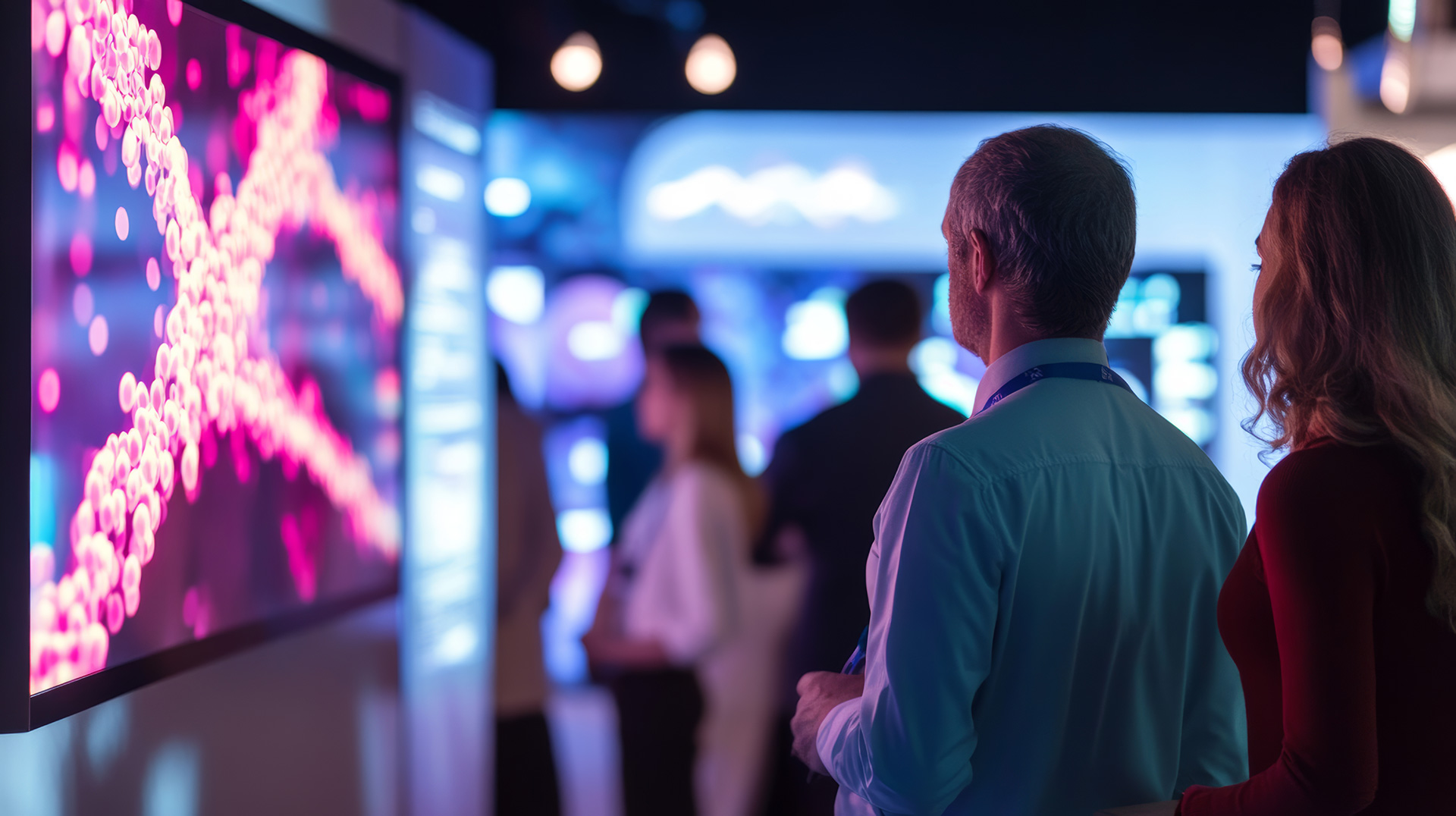 Seamless calibration on corporate event LED wall